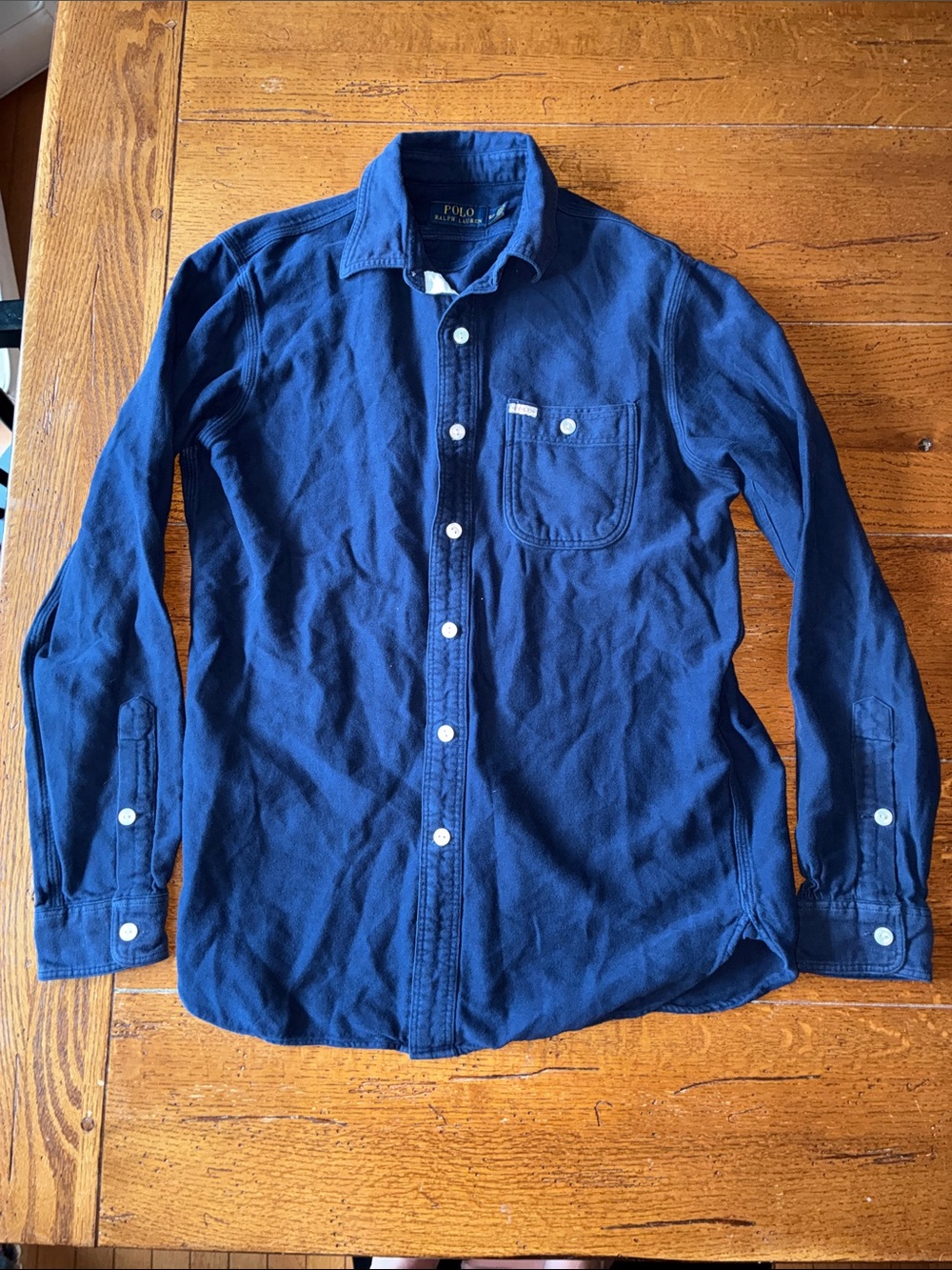 Polo by Ralph Lauren Men's Navy Button-Down Shirt